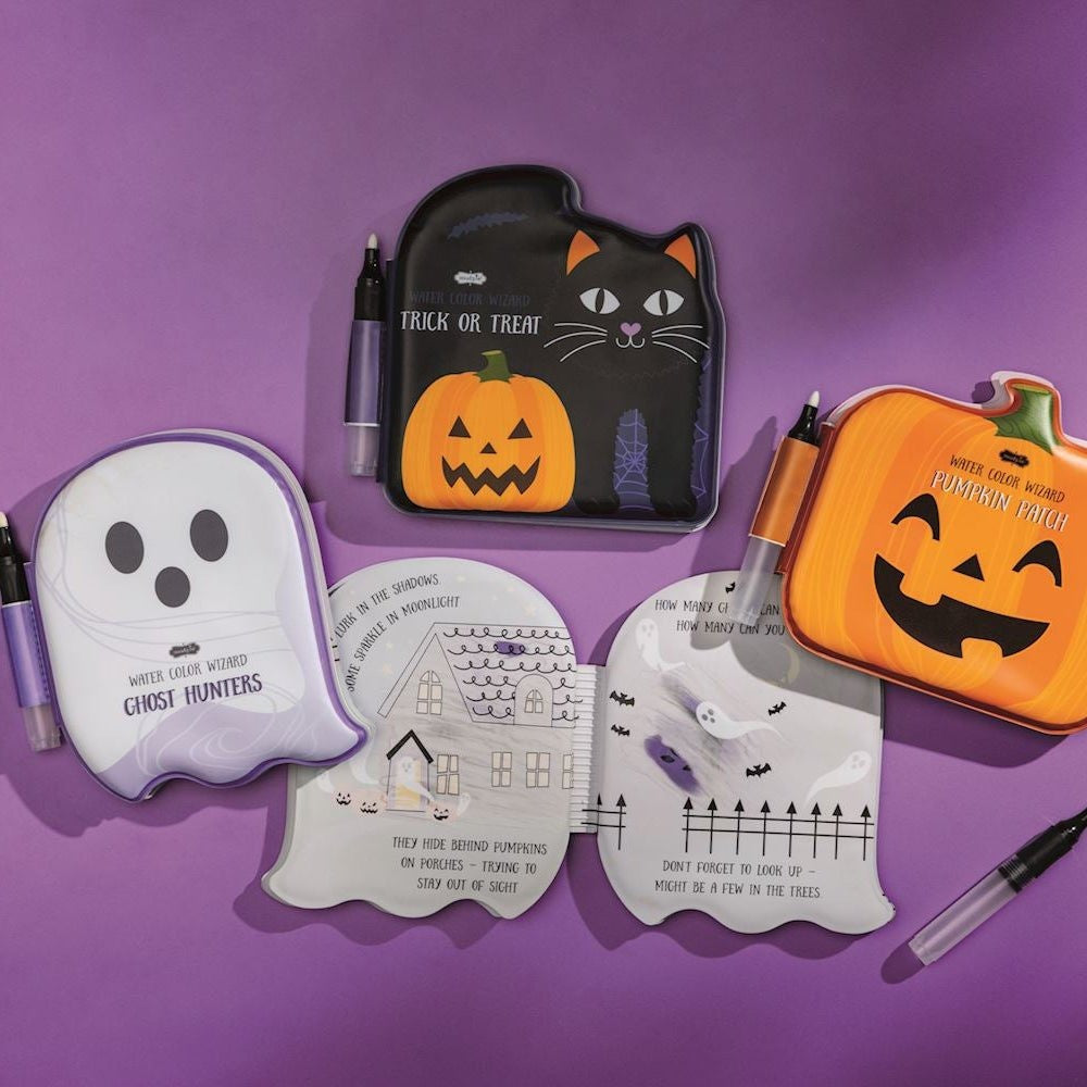 Halloween Water Reveal Coloring Book