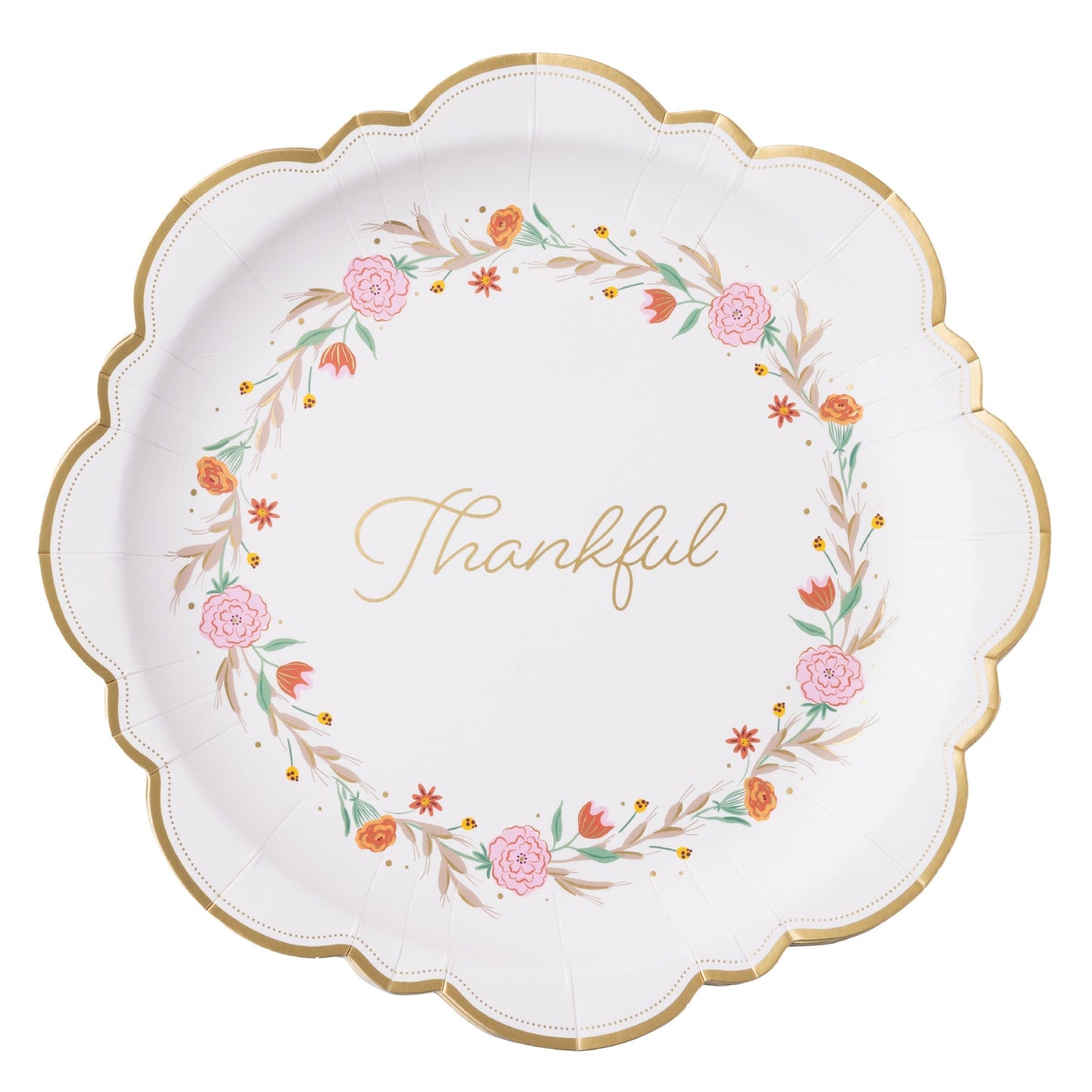 Thankful Large Classic Dinner Plates