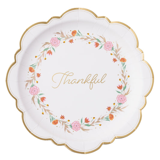Thankful Large Classic Dinner Plates