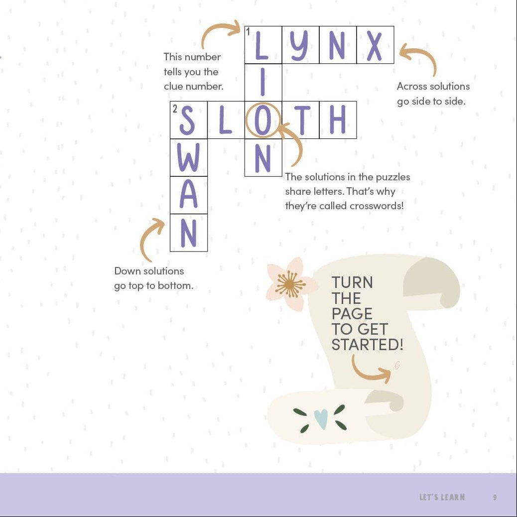 KindKids Let It Snow Crossword Puzzles for Kids