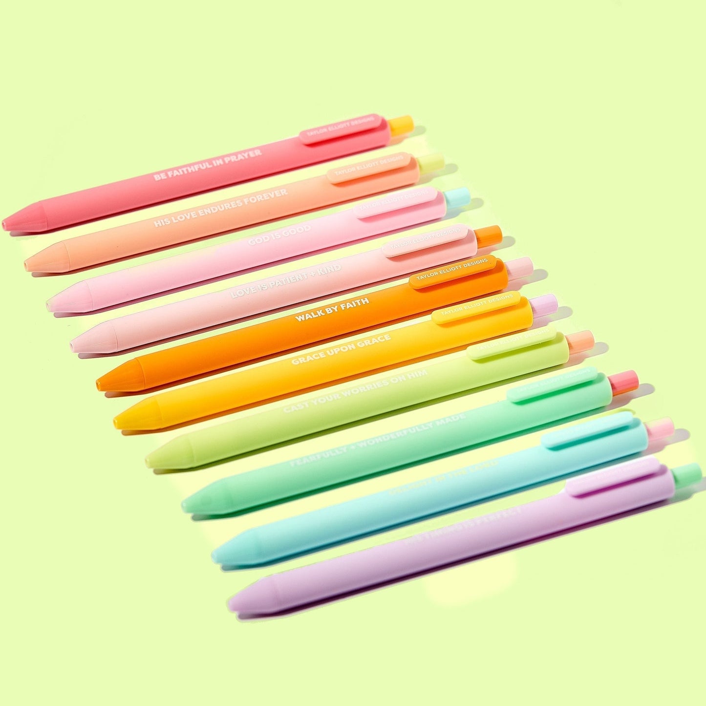 Faith Colored Ink Pen Set
