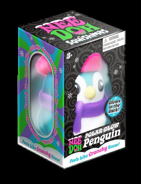 Squishmas Polar Glow Penguin Needoh