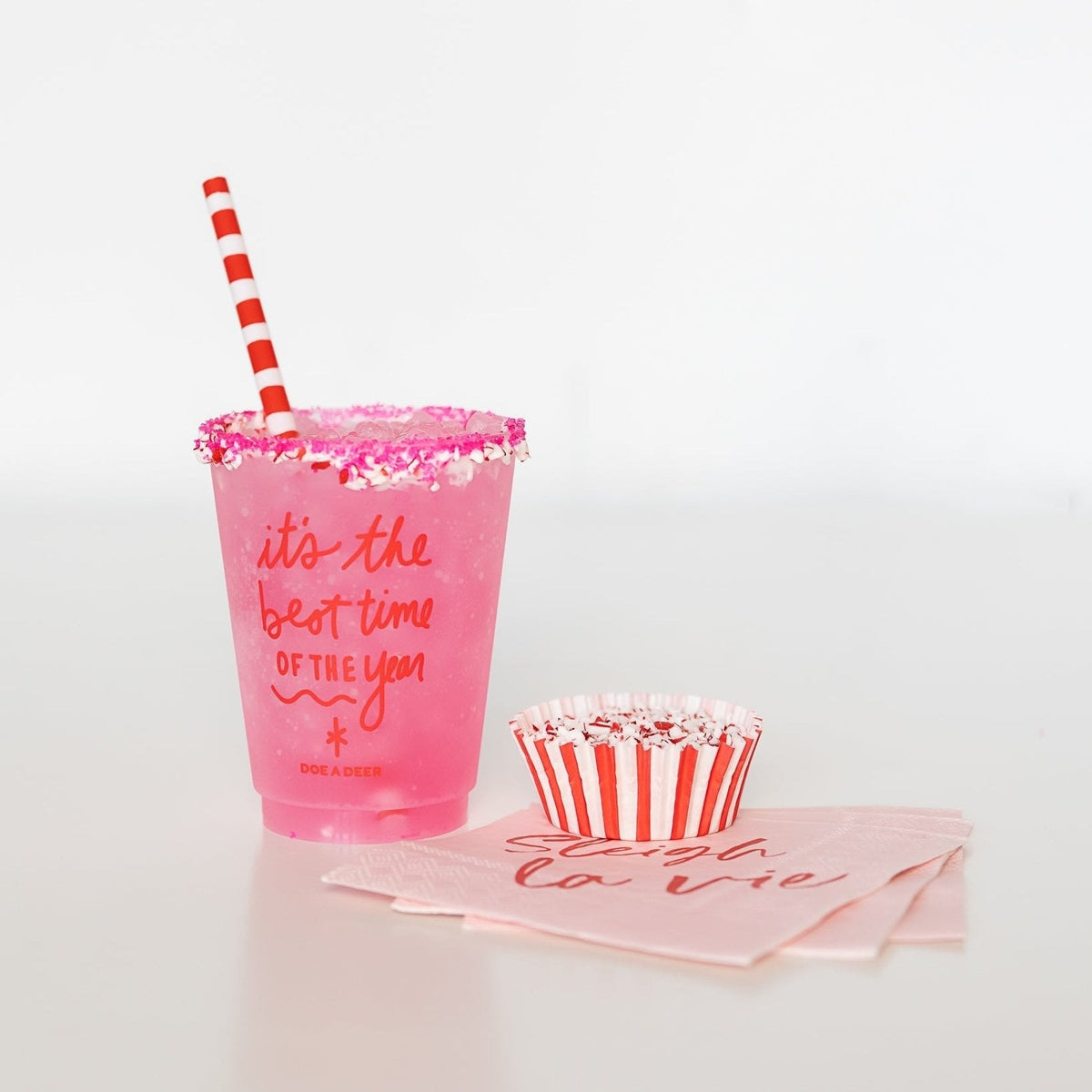 Sleigh La Vie Cocktail Napkins