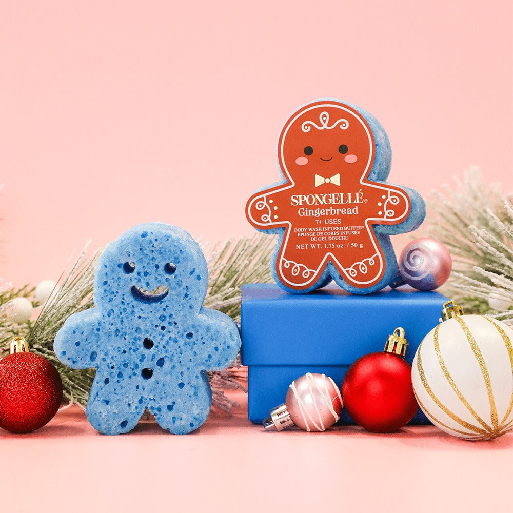 Gingerbread Shower Buffer Sponge