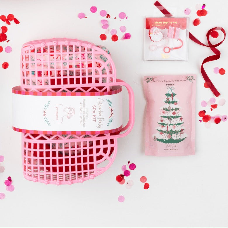 Pink Christmas Holiday Bath Soak