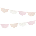 Broderie Anglaise Lace Multi Pennant Garland