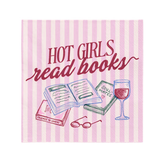 Hot Girls Book Club Napkins
