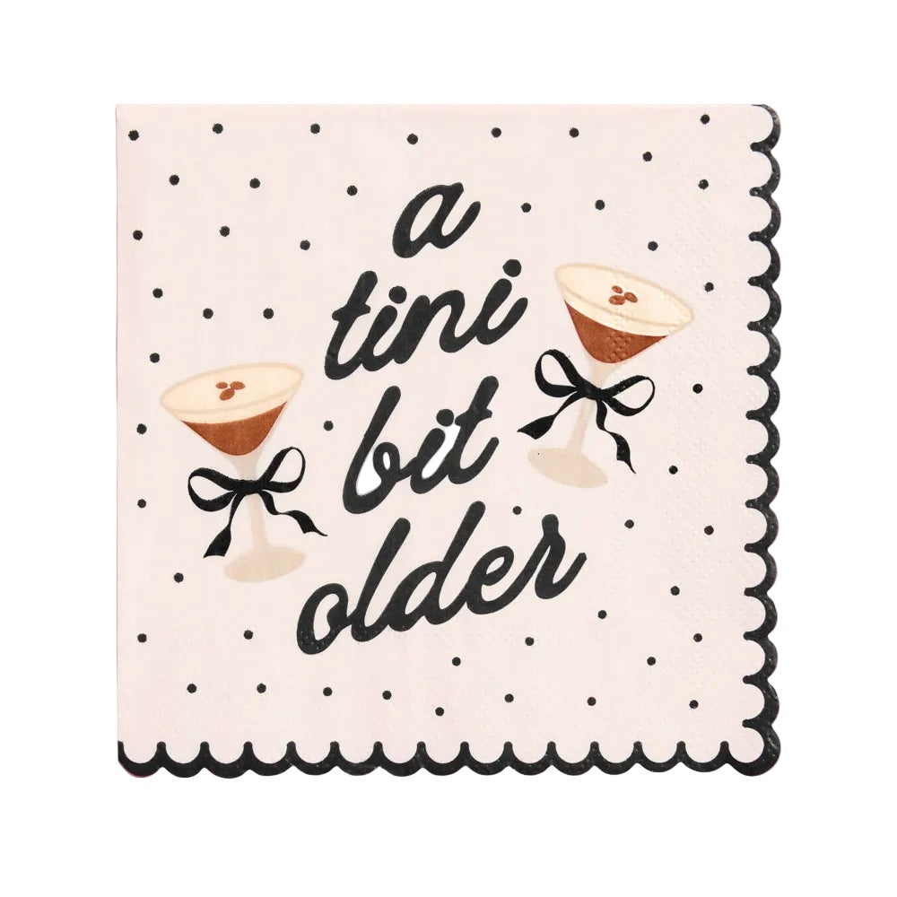 A Tini Bit Older Cocktail Napkins