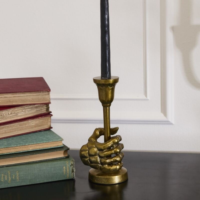 Skeleton Candle Holder