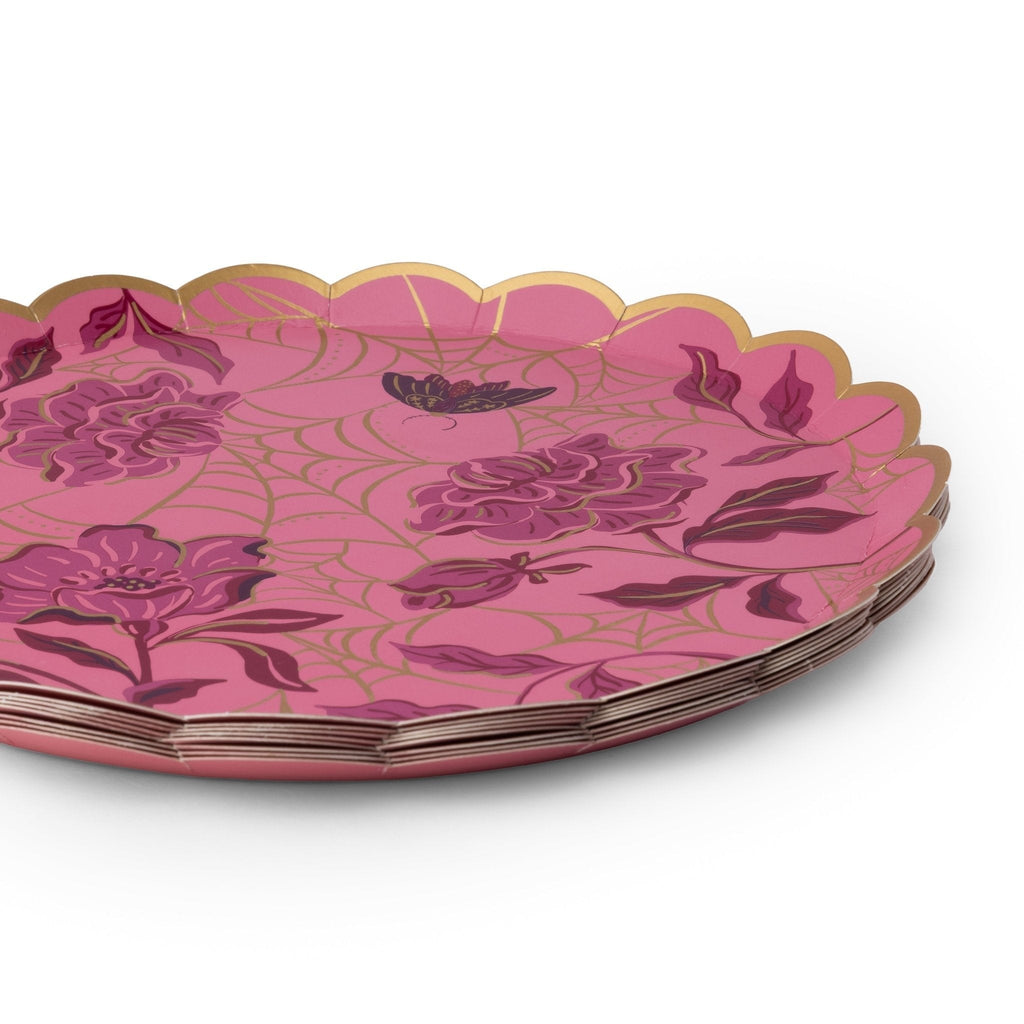 Vamp Romantic Spider Web Cake Plates