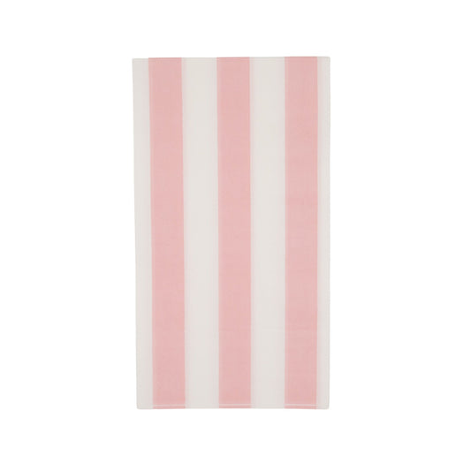 Petal Pink Signature Cabana Stripe Guest Towels