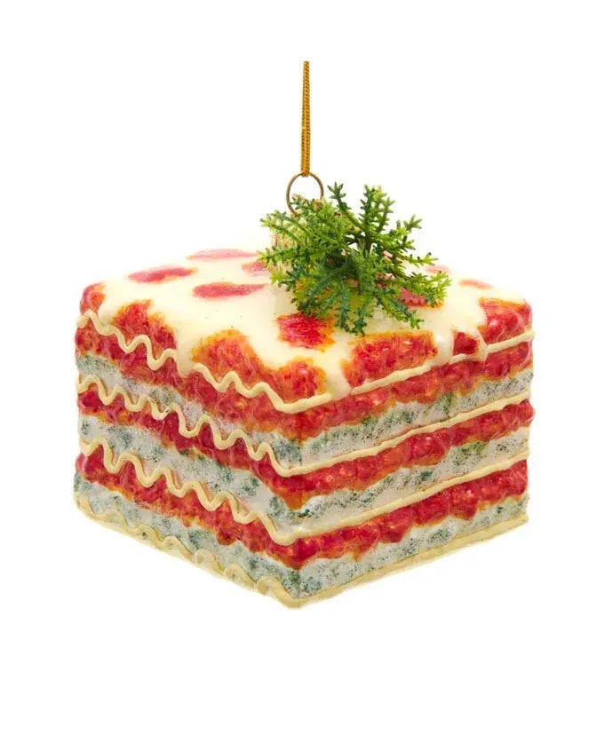 Glass Lasagna Ornament