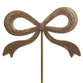 Gold Jewel Bow Tree Topper