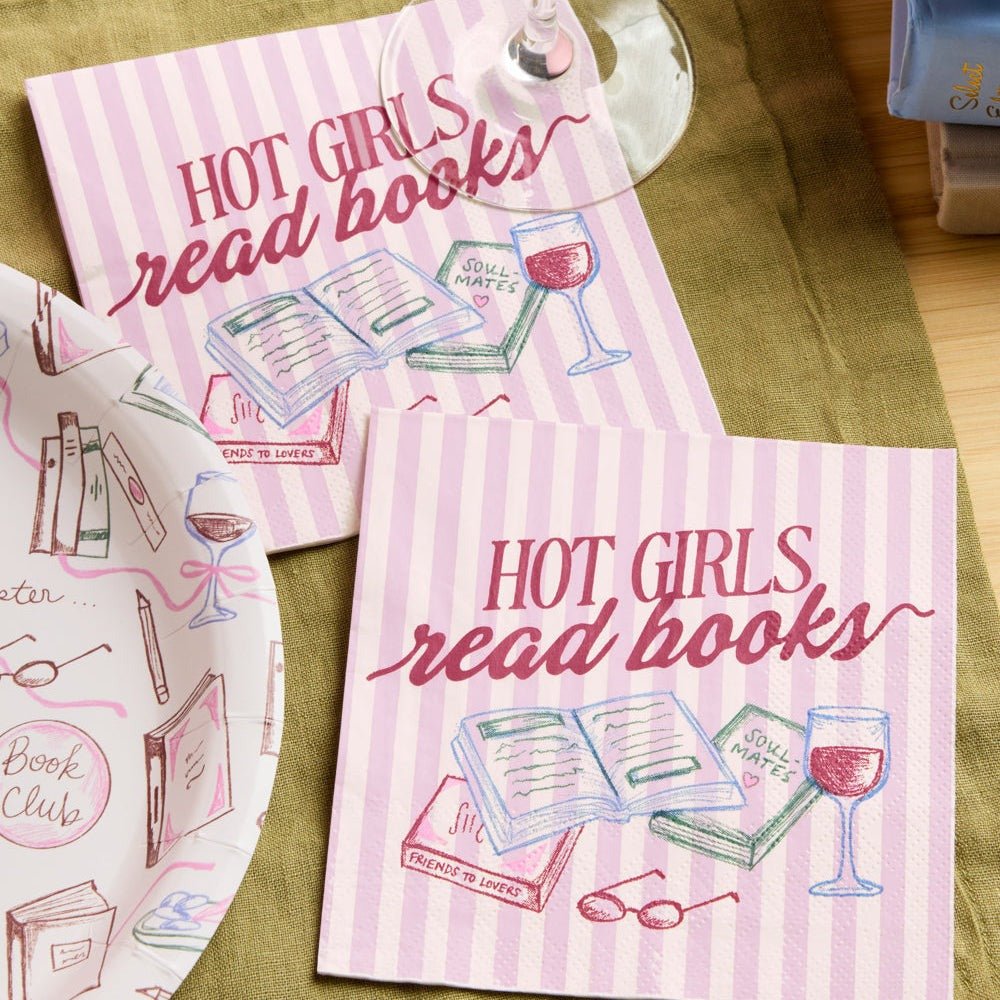 Hot Girls Book Club Napkins