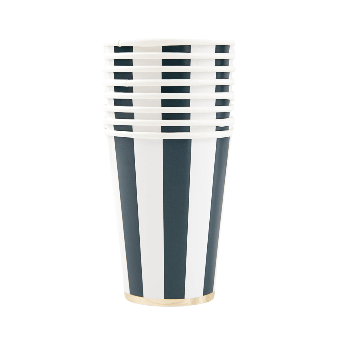 Midnight Blue Signature Cabana Stripe Cups