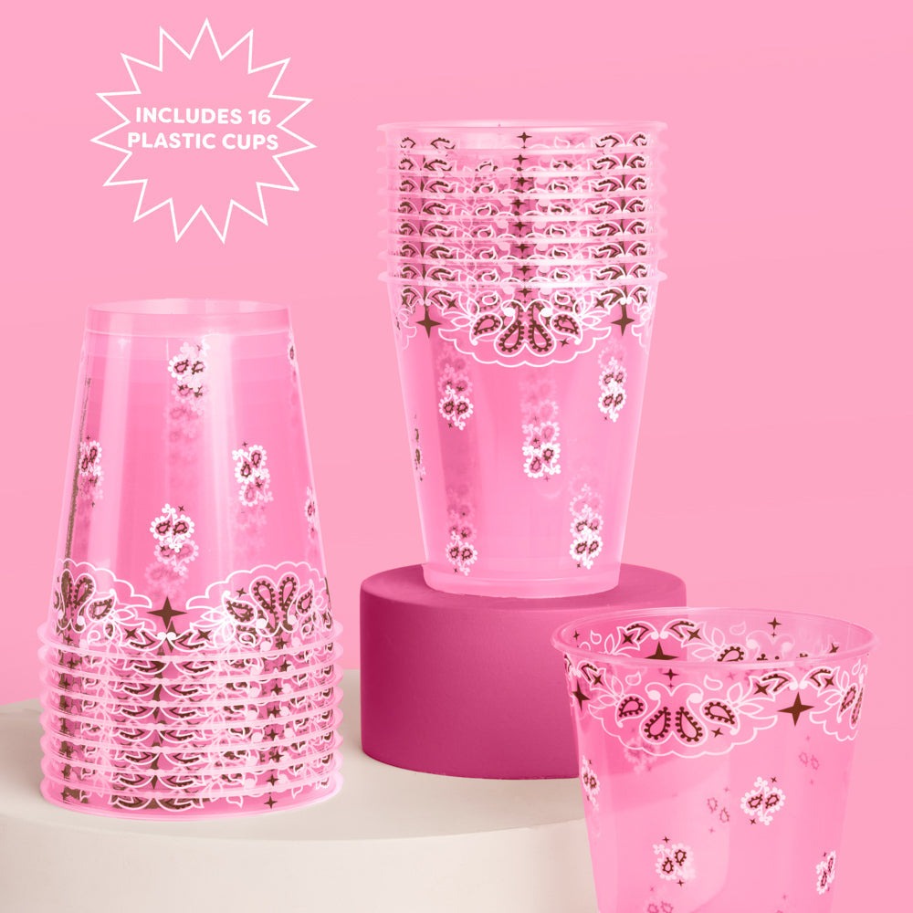 Cowgirl Party Cups | 16 Reusable Cups