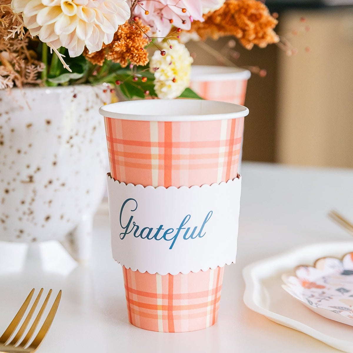 Bonjour Fete X the House That Lars Built Thanksgiving Coffee Cups