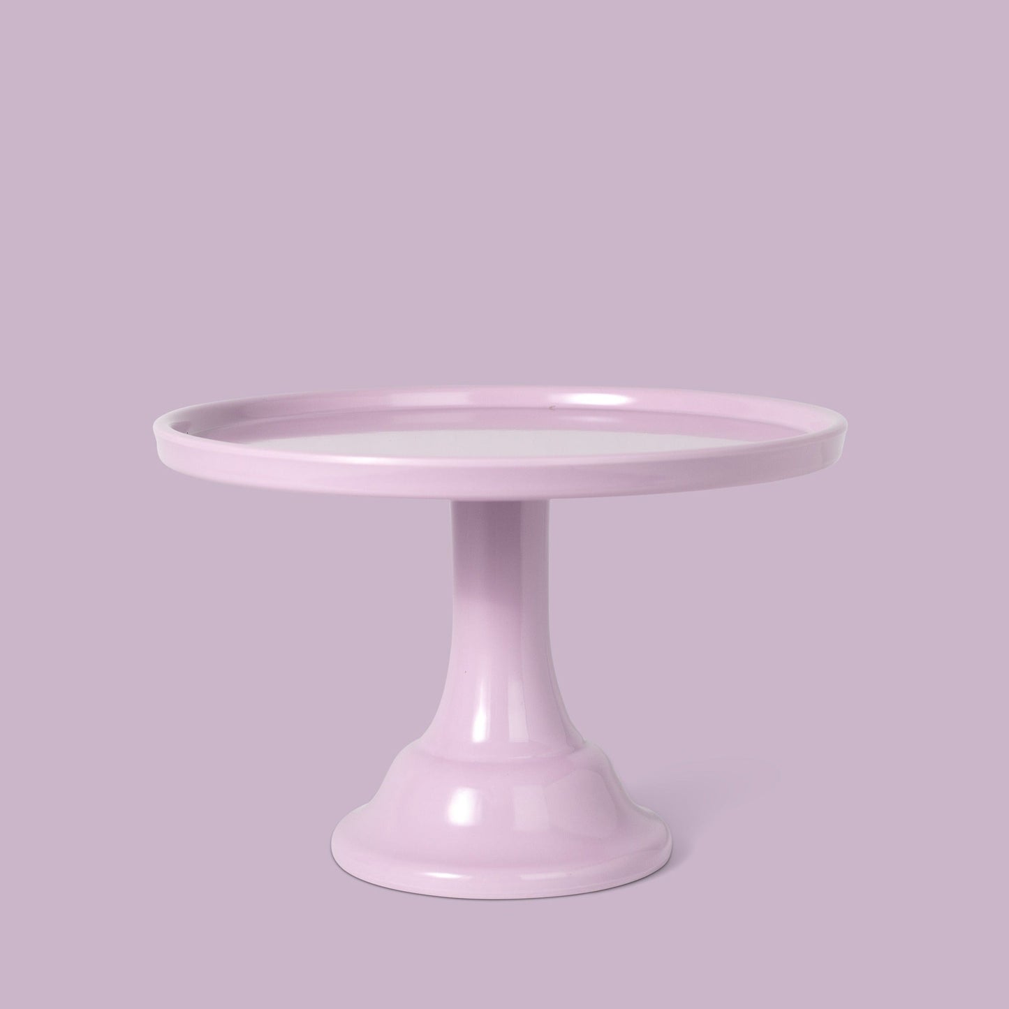 Small Lilac Purple Melamine Cake Stand