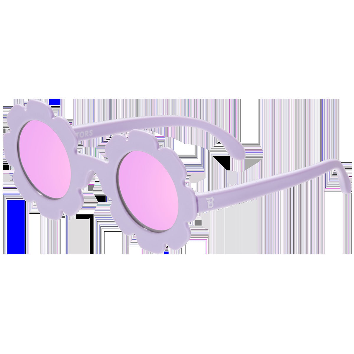 Kids Purple Flower Sunglasses