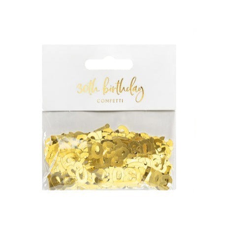 30! Gold Confetti