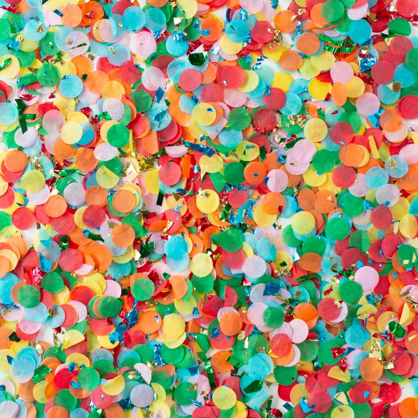 Back to School Primary Color Rainbow Confetti