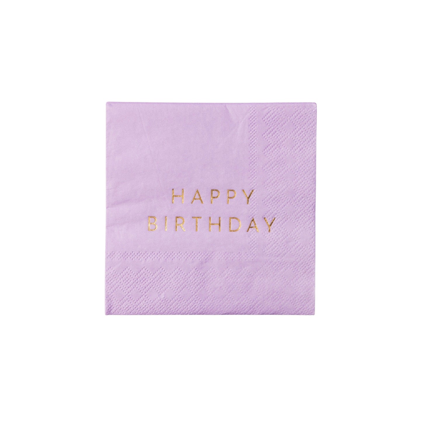 Le Lilac Signature Happy Birthday Cocktail Napkins
