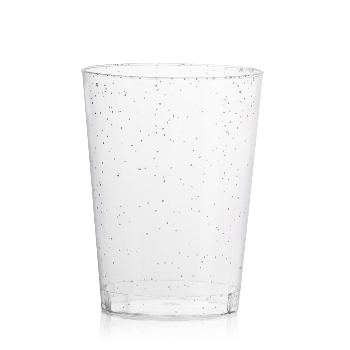 Silver Sparkle Reusable Tumblers