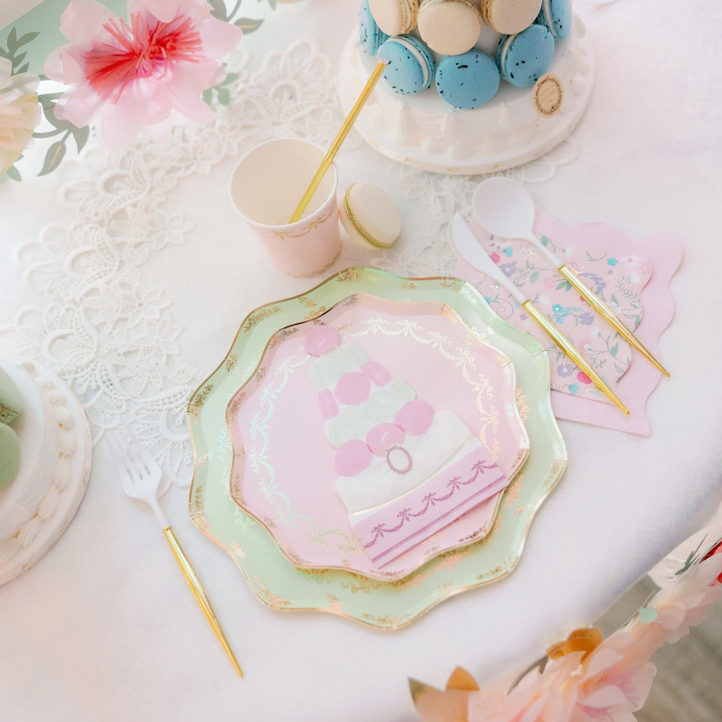 Meri Meri X Laduree Paris Side Plates