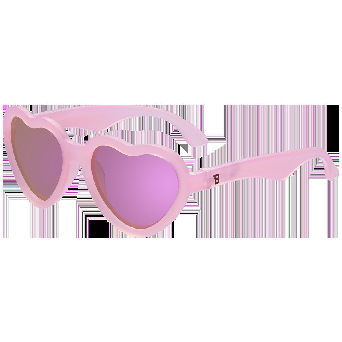 Kids Pink Heart Sunglasses