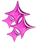 Pink Sparkle Foil Balloon Set