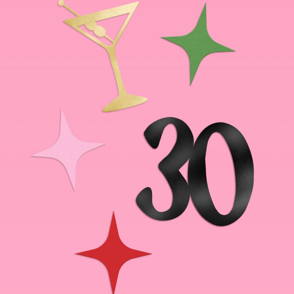 Dirty 30 Birthday Confetti