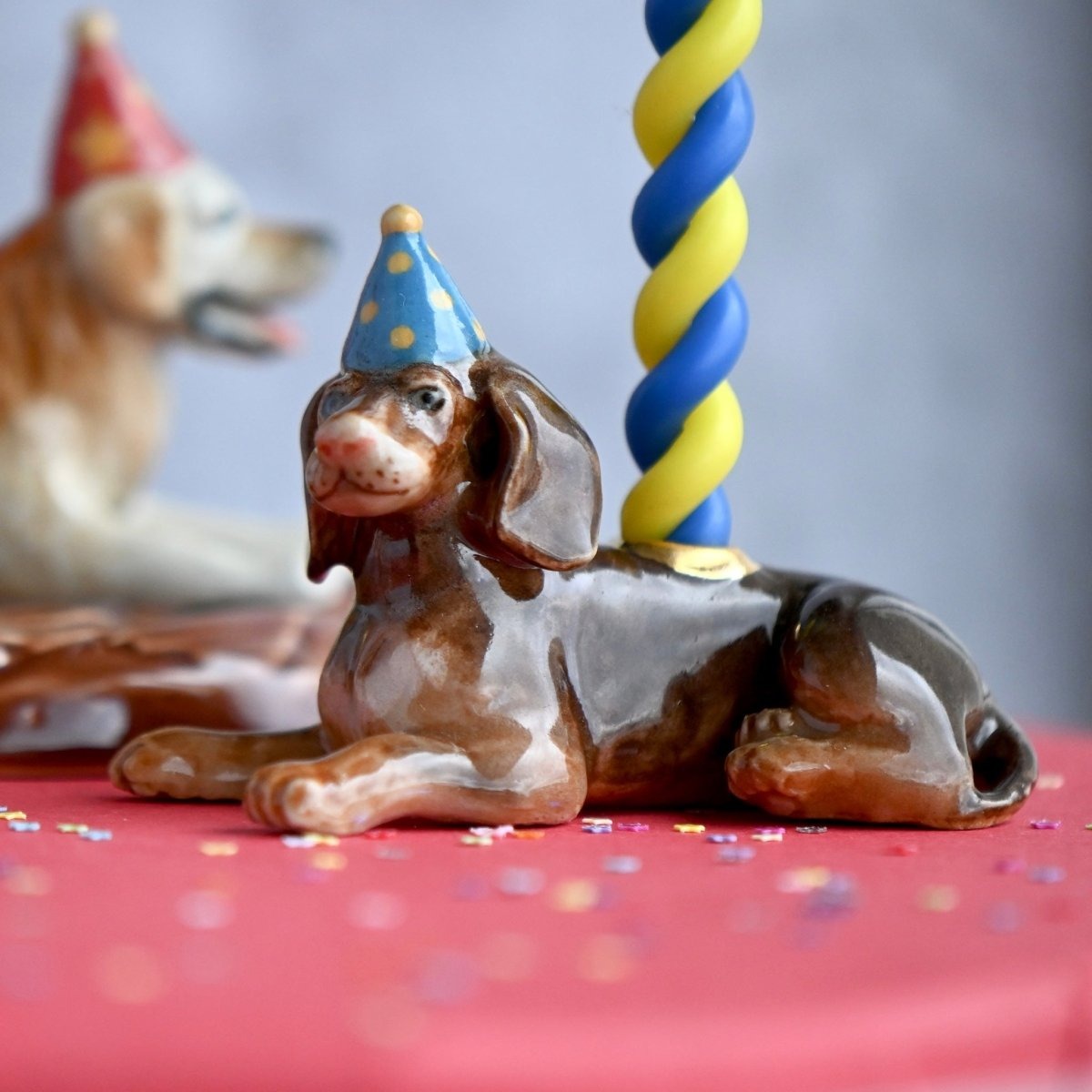 Dachshund Birthday Candle Holder