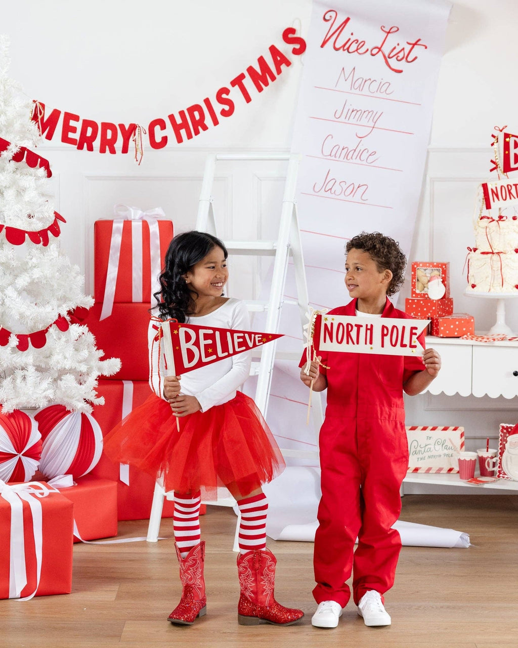 Believe Felt Pennant Set