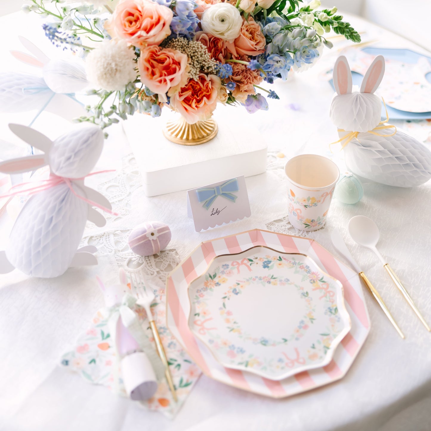 Elegant Floral Cups