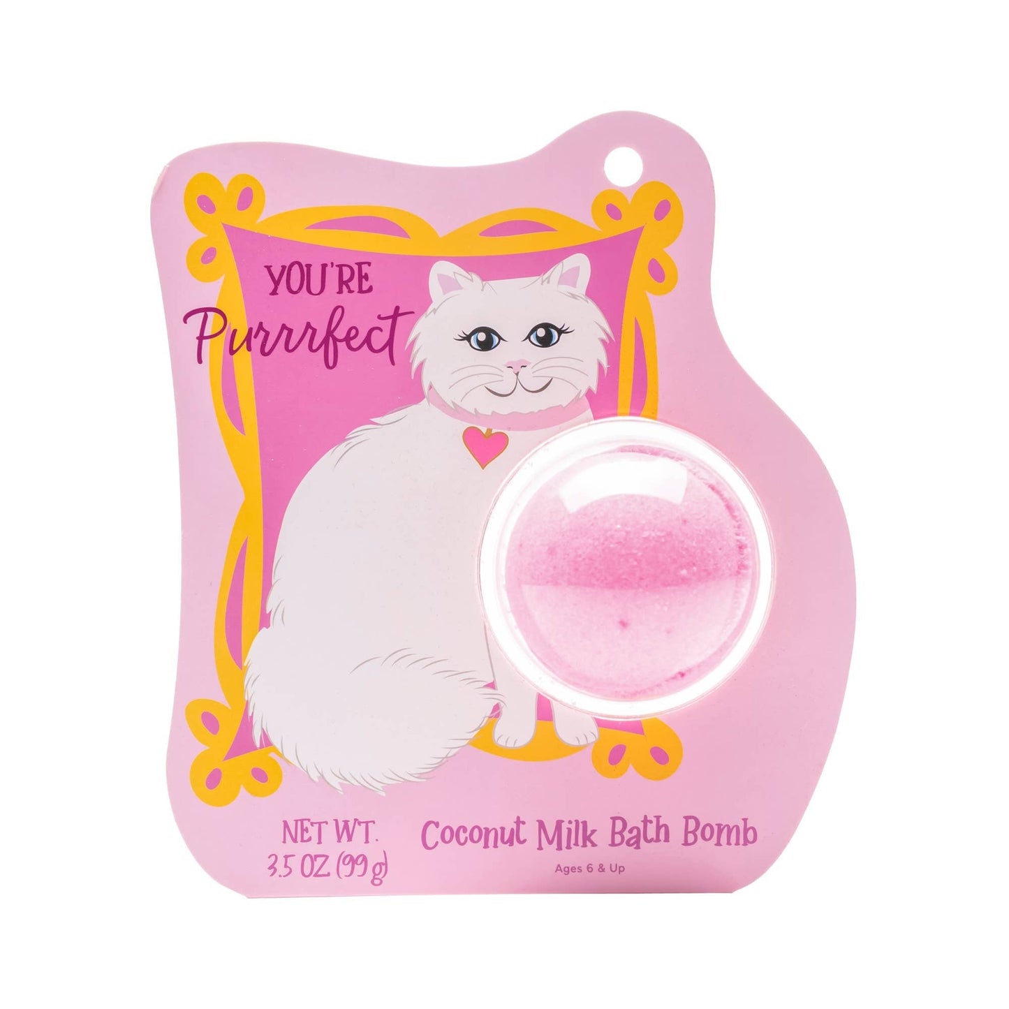 Cat Coconut Milk Bath Bomb