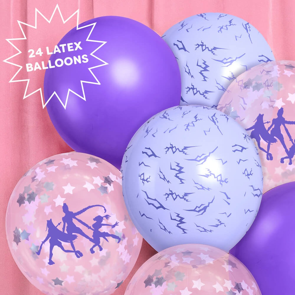 Kpop Demon Hunters Inspired Latex Balloon Set