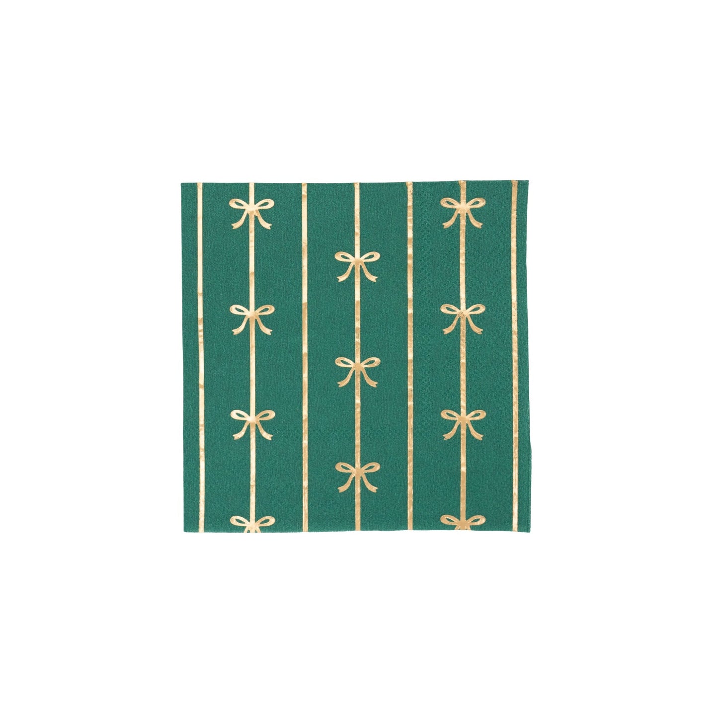 Emerald Green Signature Bow Small Napkins
