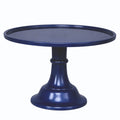 Large Midnight Blue Pedestal Melamine Cake Stand