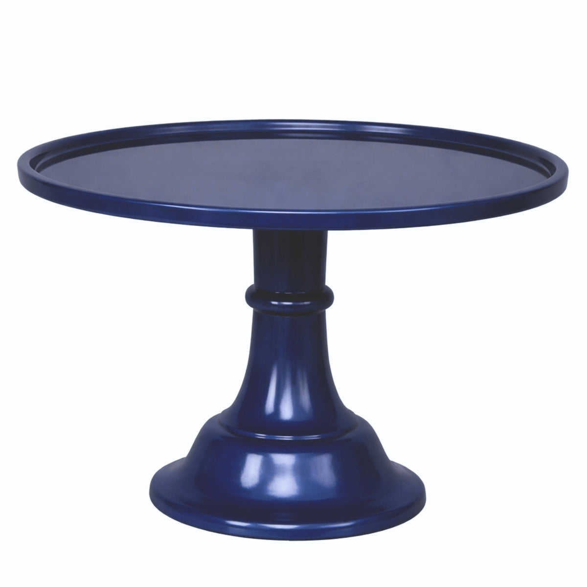Large Midnight Blue Pedestal Melamine Cake Stand