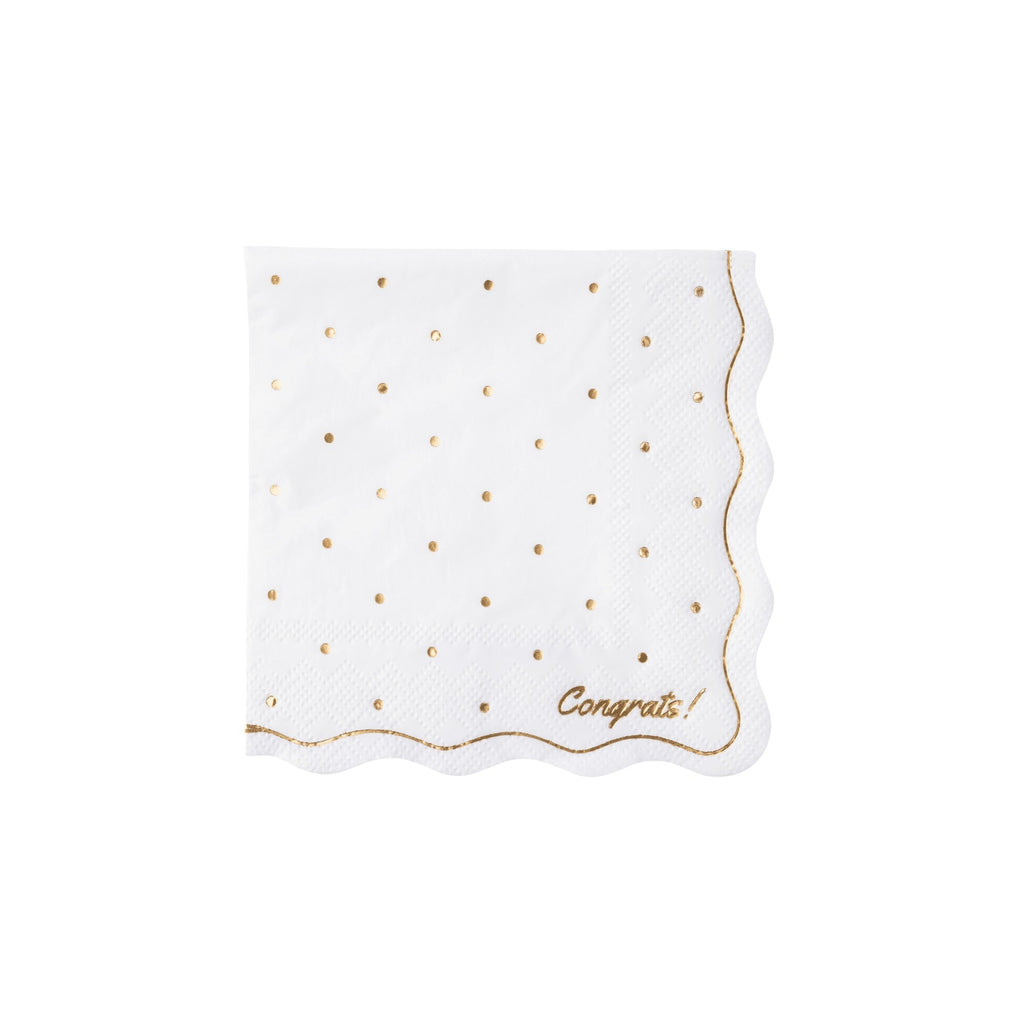 Betty CrockerTM X Bonjour Fete Congrats Cocktail Napkins