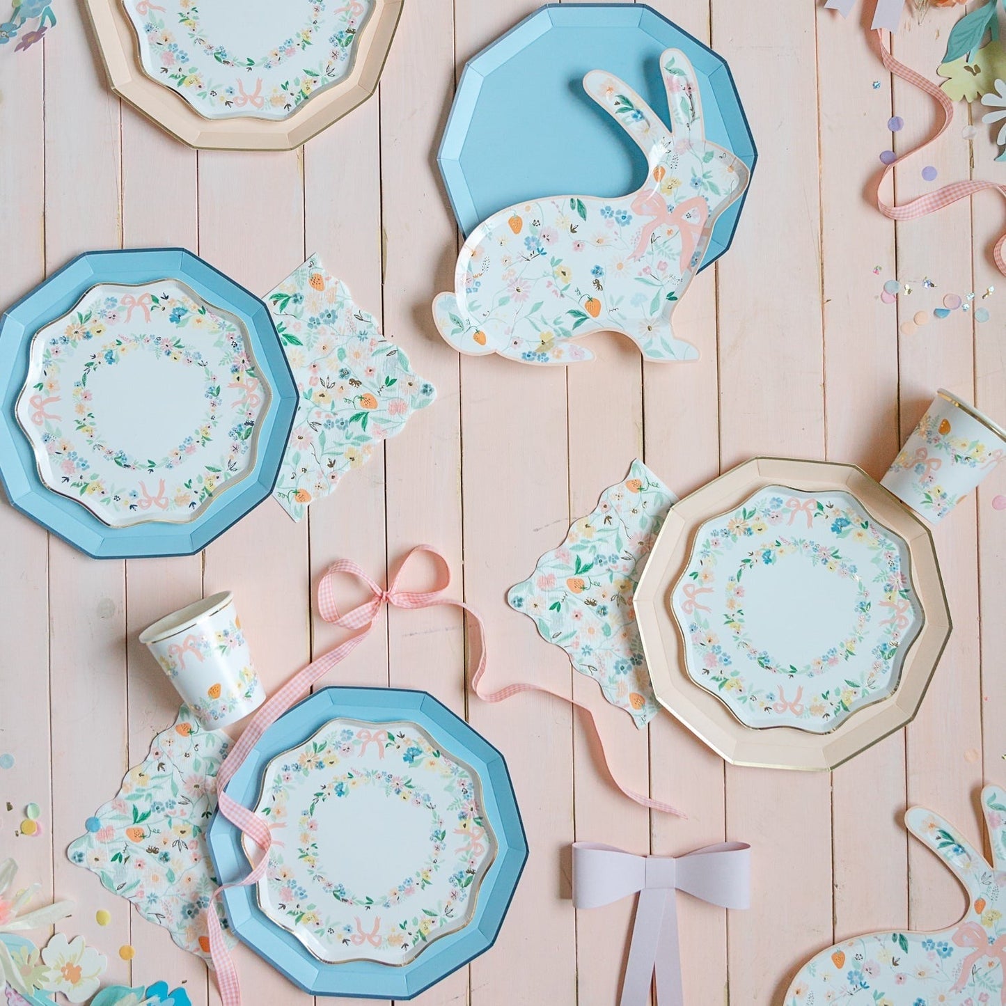 Elegant Floral Cups