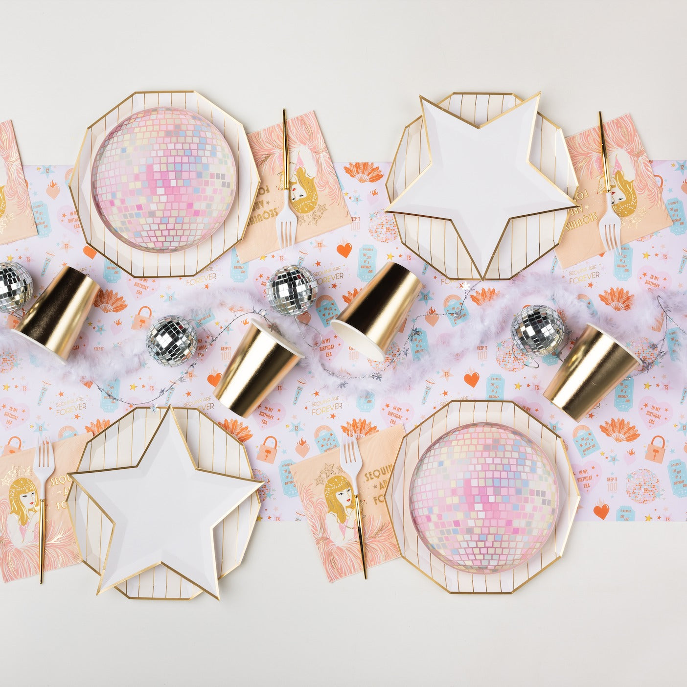 Blanc White Star Shaped Plates
