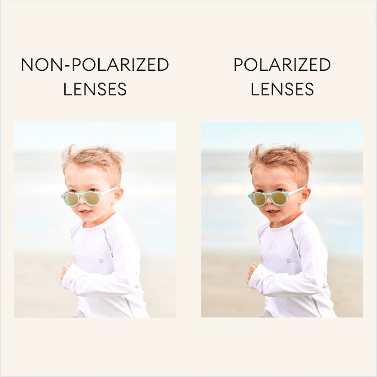 Kids Black Polarized Aviator Sunglasses