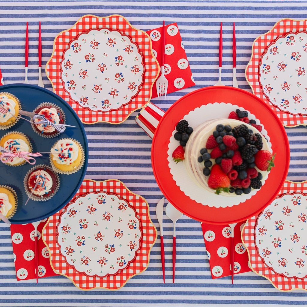 Betty CrockerTM X Bonjour Fete Red Polka Dot Large Napkins