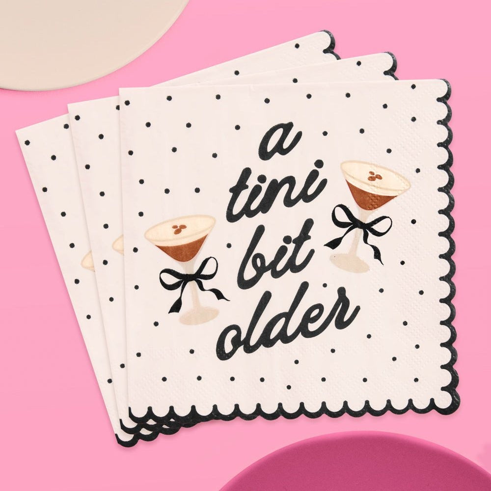 A Tini Bit Older Cocktail Napkins