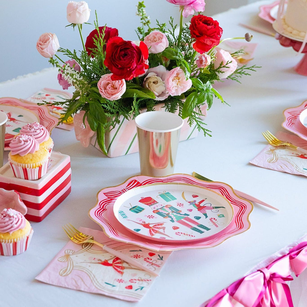 Whimsical Nutcracker Dessert Plates