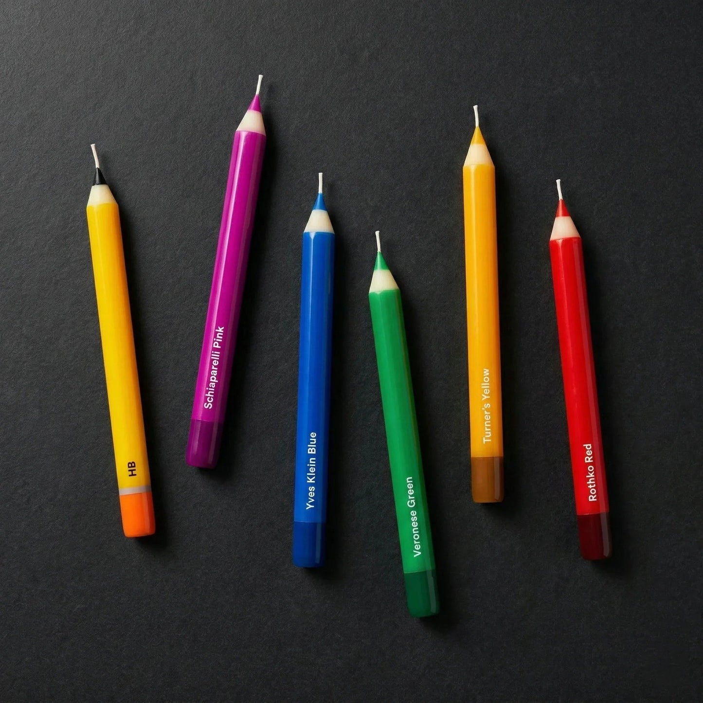 Multicolor Pencil Taper Candles