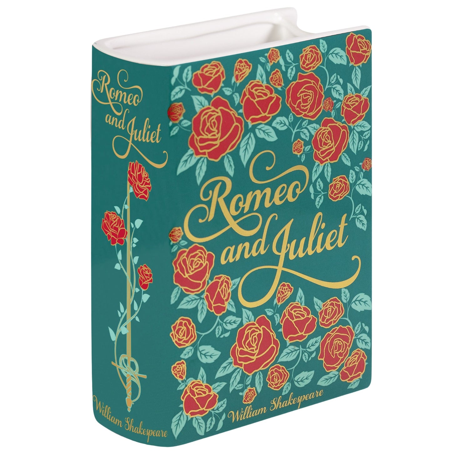 Romeo and Juliet Large Book Vase