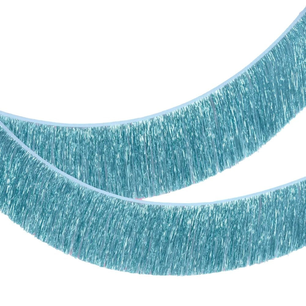 Blue Fringe Foil Banner