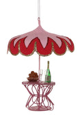 Poolside Brunch Glass Ornament by Cody Foster
